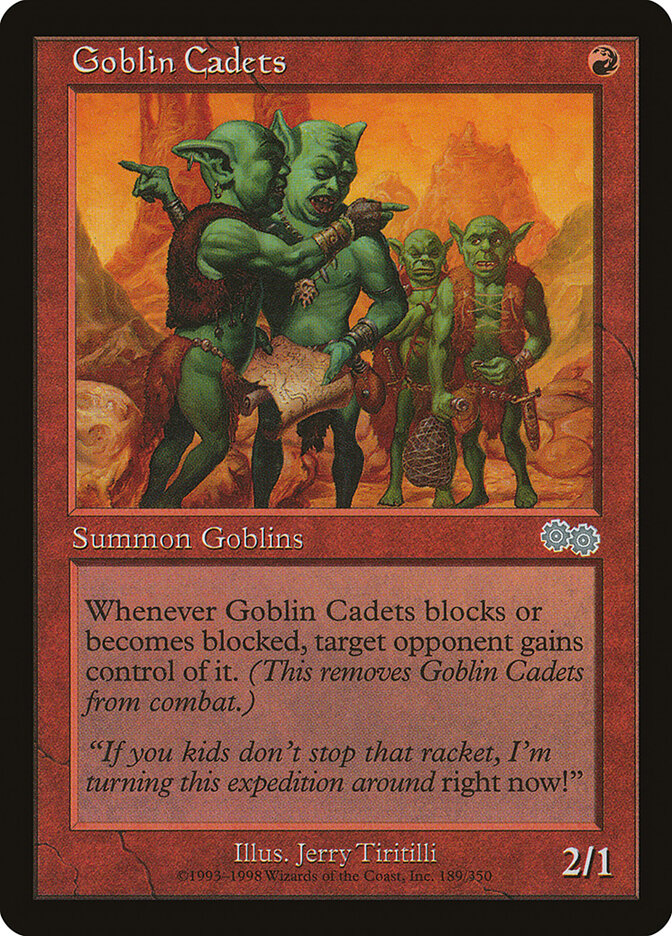 Goblin Cadets card front