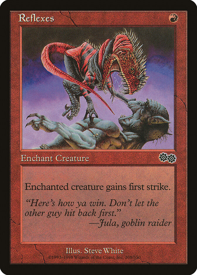 Reflexes card front