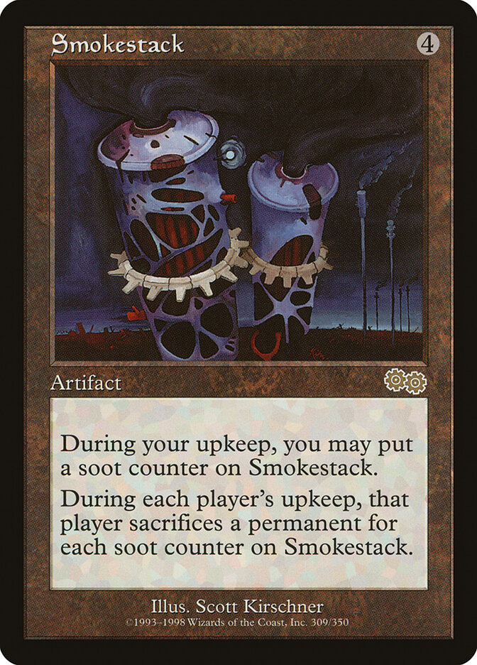 Smokestack card front