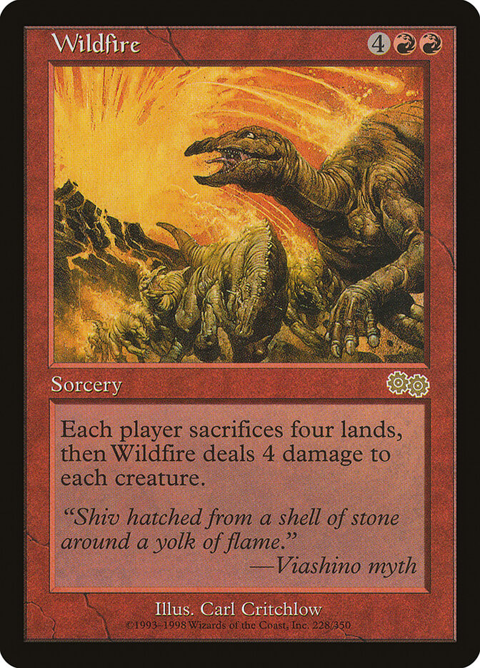 Wildfire card front