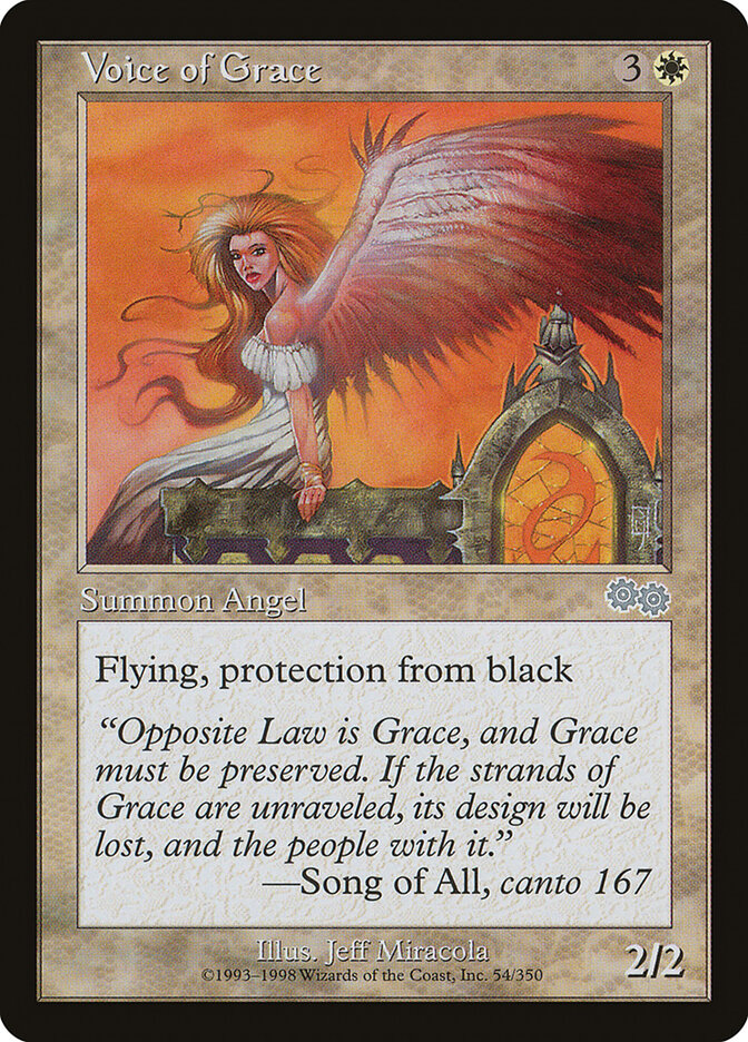 Voice of Grace card front
