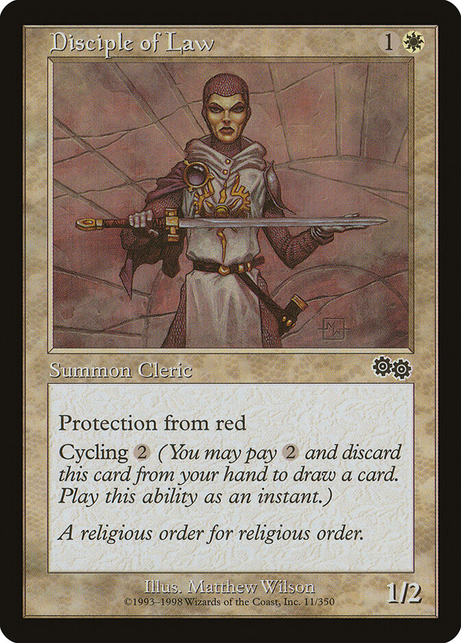 Disciple of Law card front
