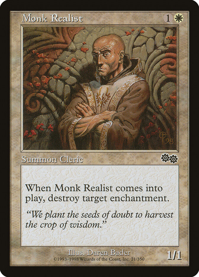 Monk Realist card front