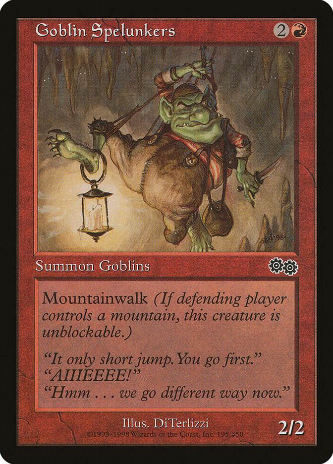Goblin Spelunkers card front