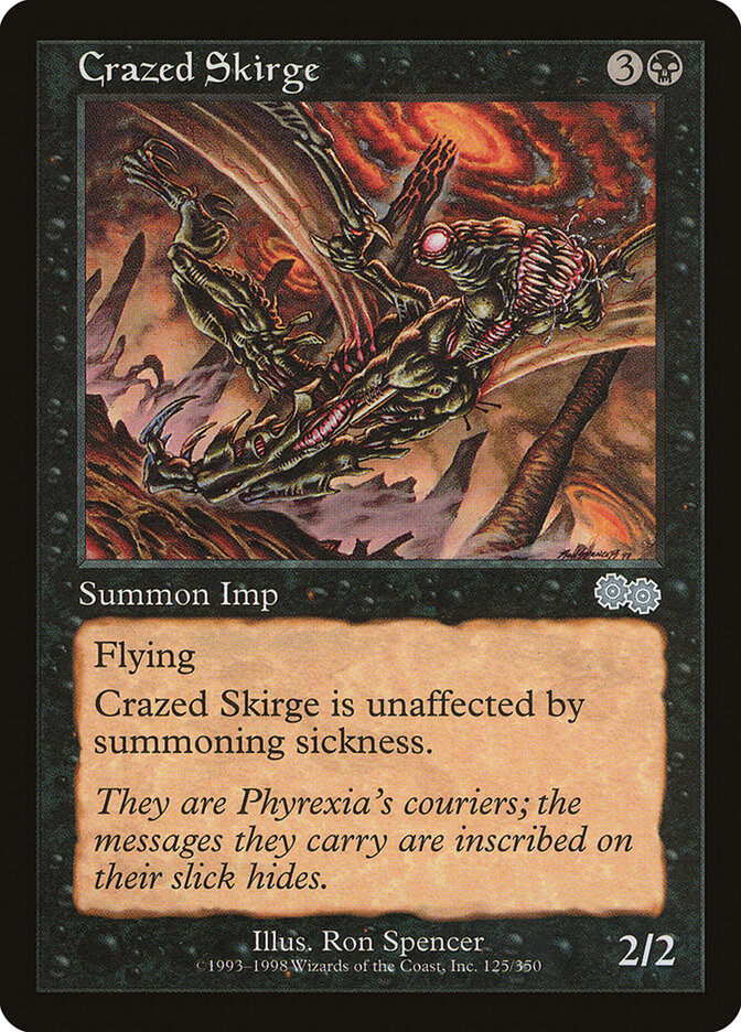 Crazed Skirge card front
