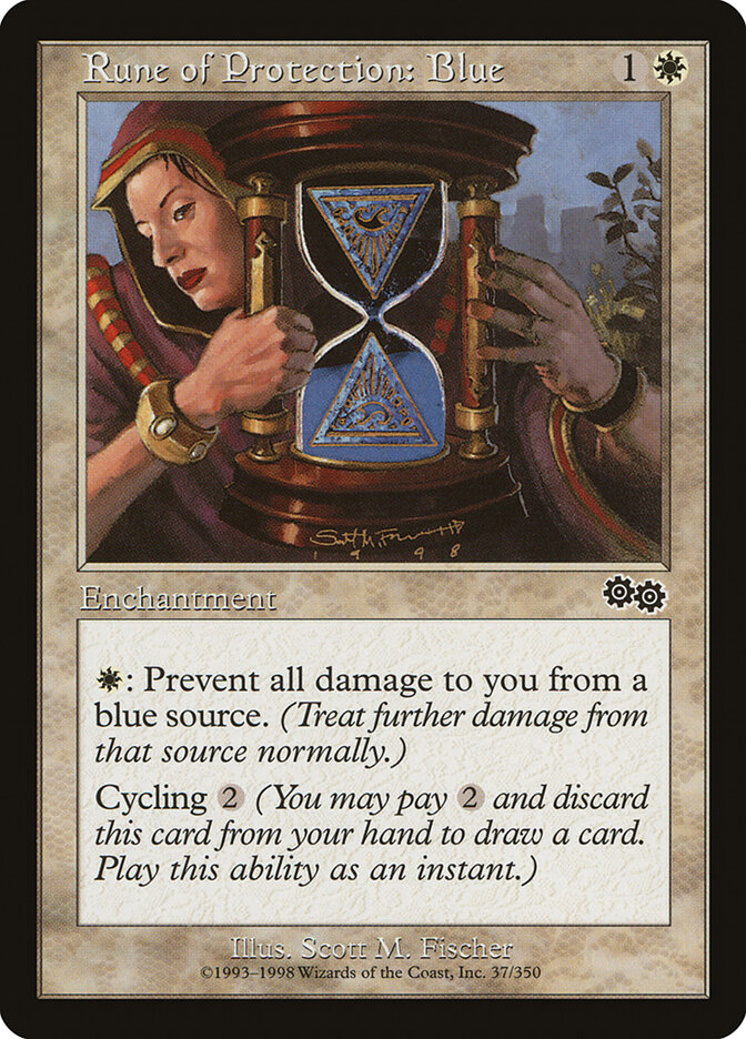 Rune of Protection: Blue card front