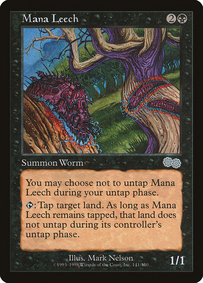 Mana Leech card front