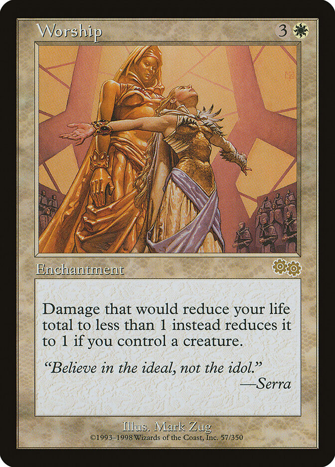 Worship card front