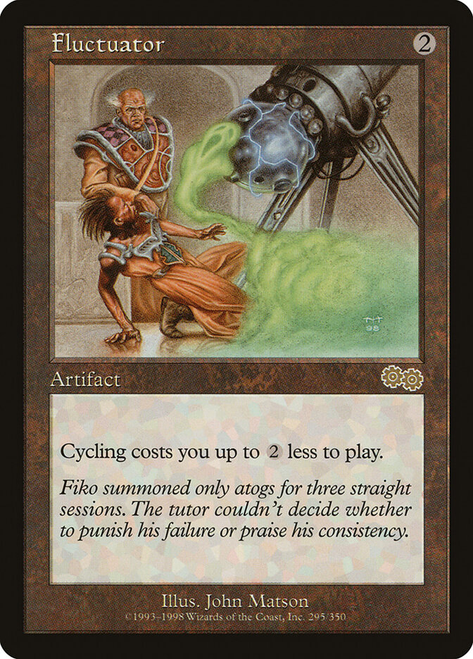 Fluctuator card front