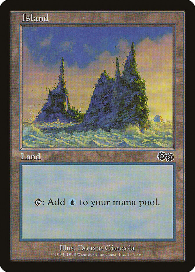 Island card front