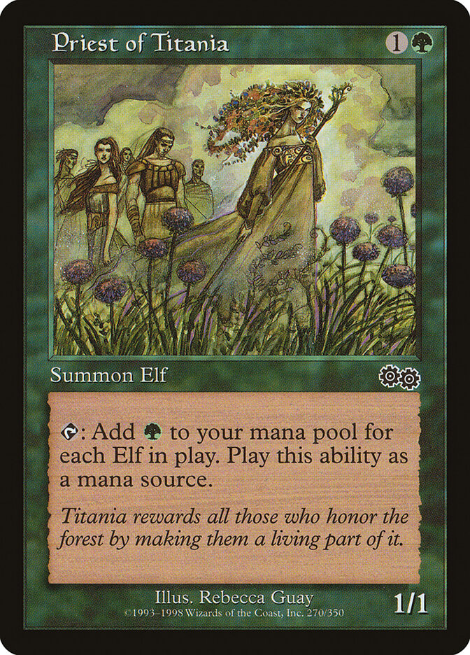 Priest of Titania card front