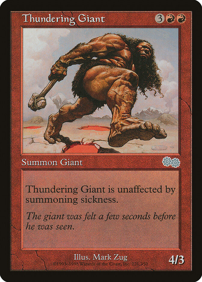 Thundering Giant card front