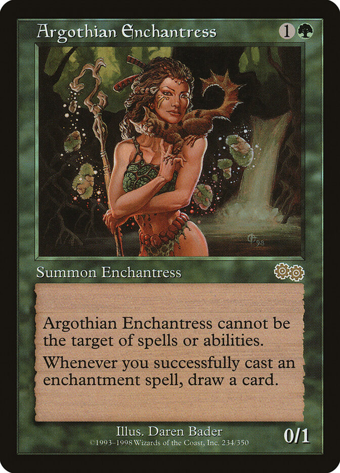 Argothian Enchantress card front