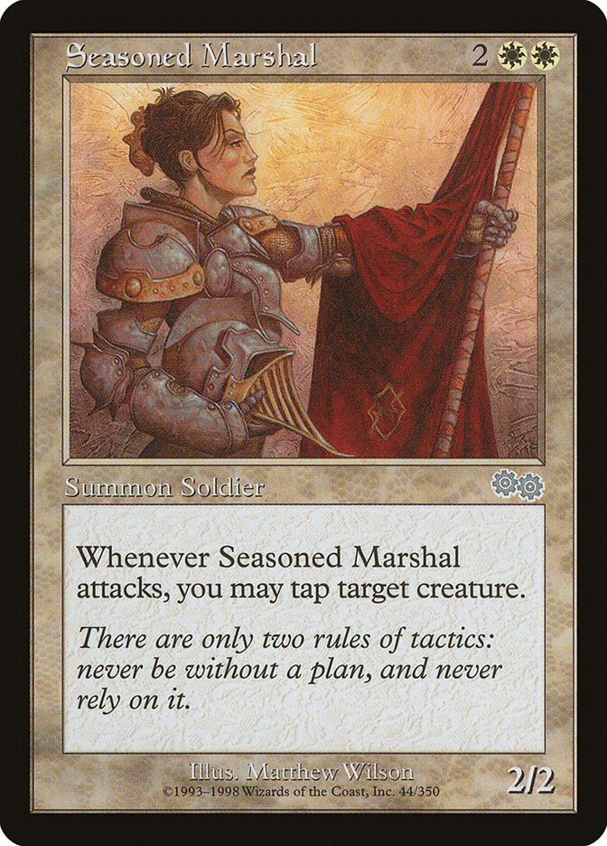 Seasoned Marshal card front