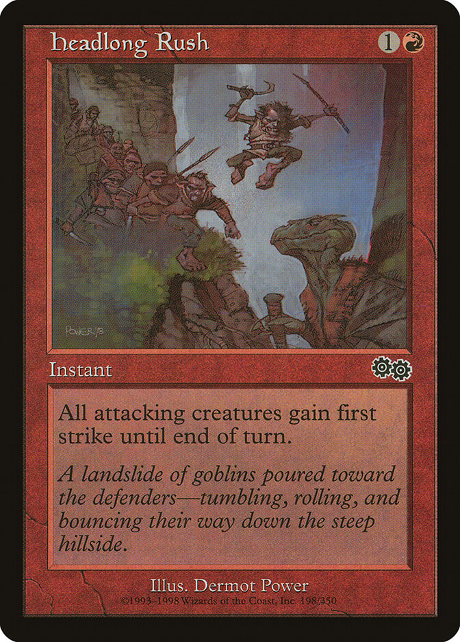Headlong Rush card front