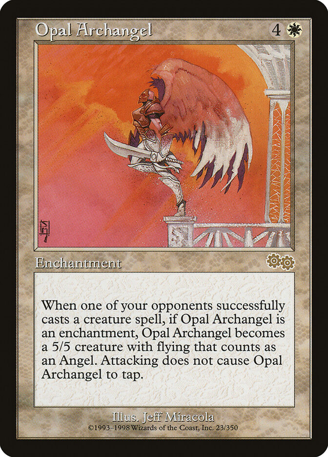 Opal Archangel card front