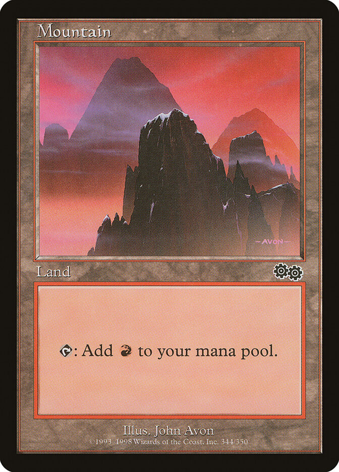 Mountain card front