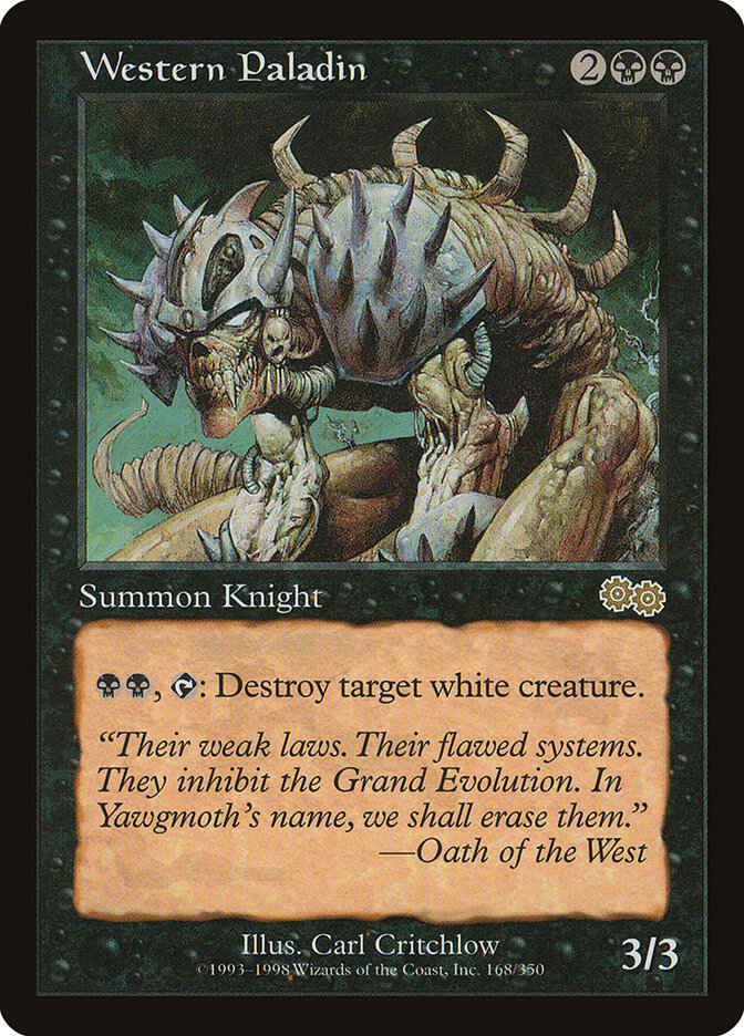 Western Paladin card front