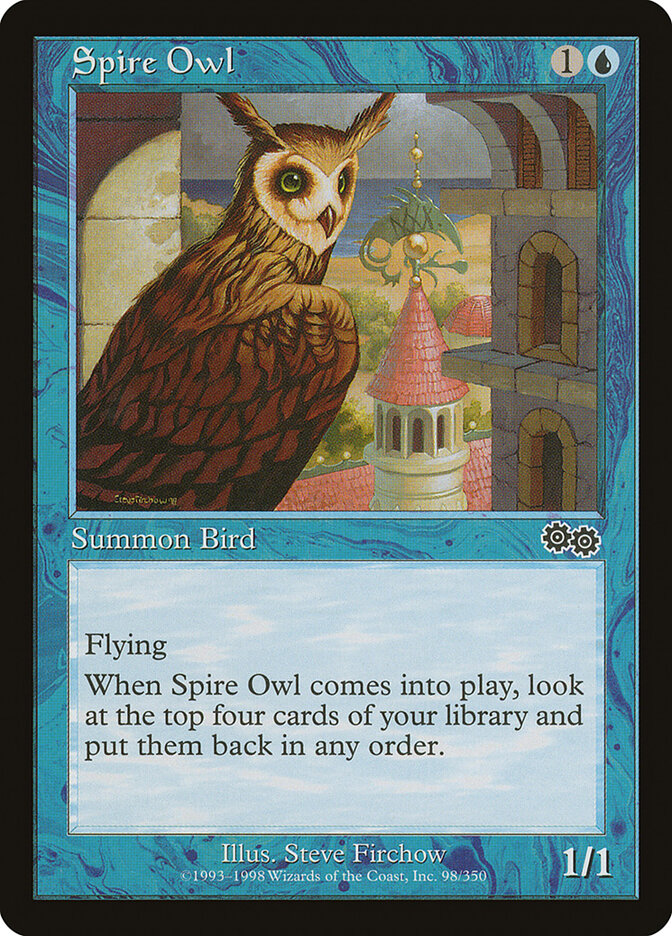 Spire Owl card front