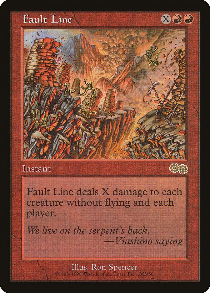 Fault Line card front