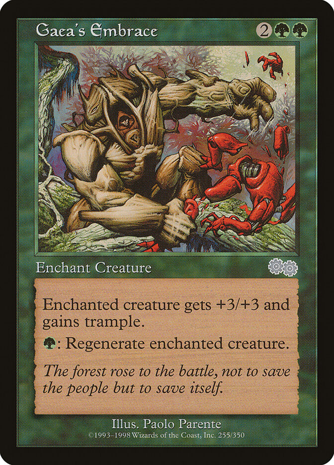 Gaea's Embrace card front