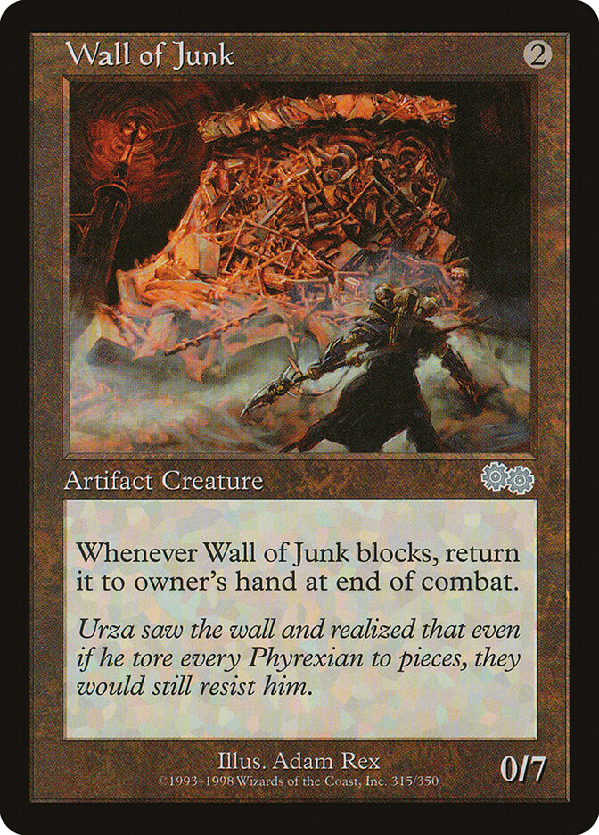 Wall of Junk card front