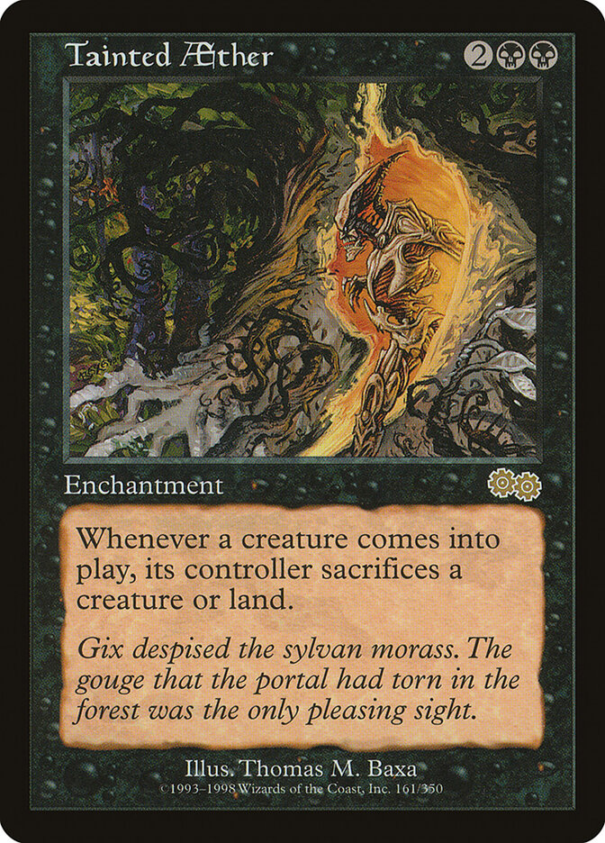 Tainted Aether card front