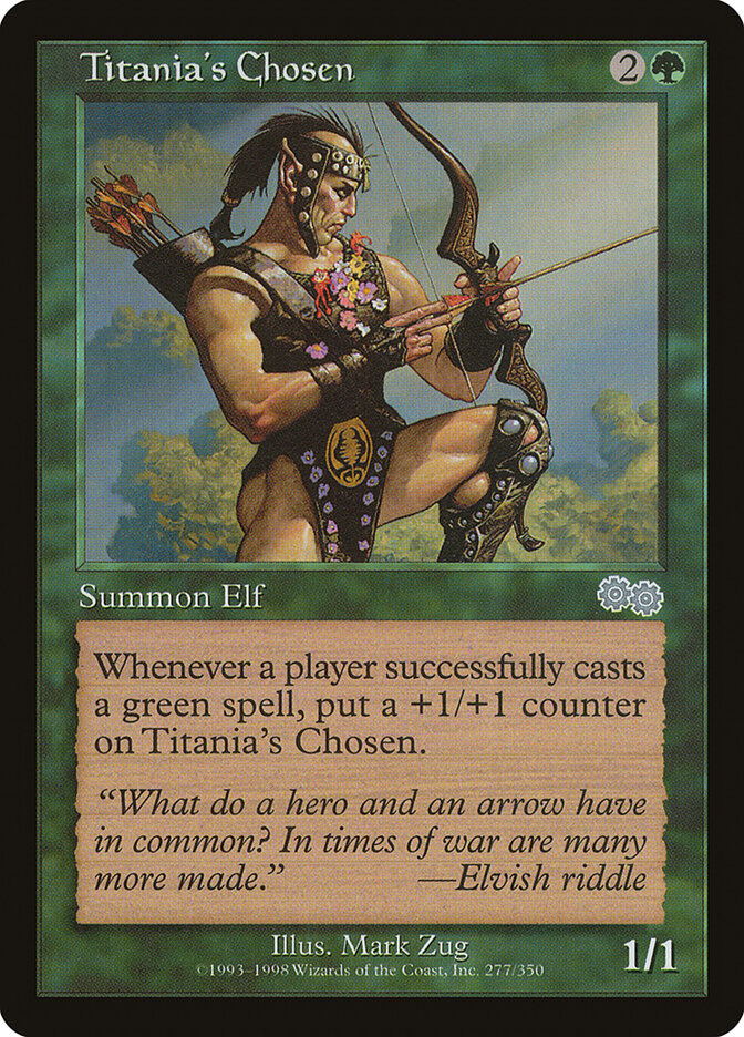 Titania's Chosen card front