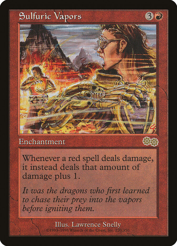 Sulfuric Vapors card front
