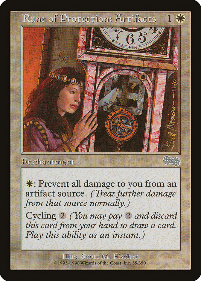Rune of Protection: Artifacts card front