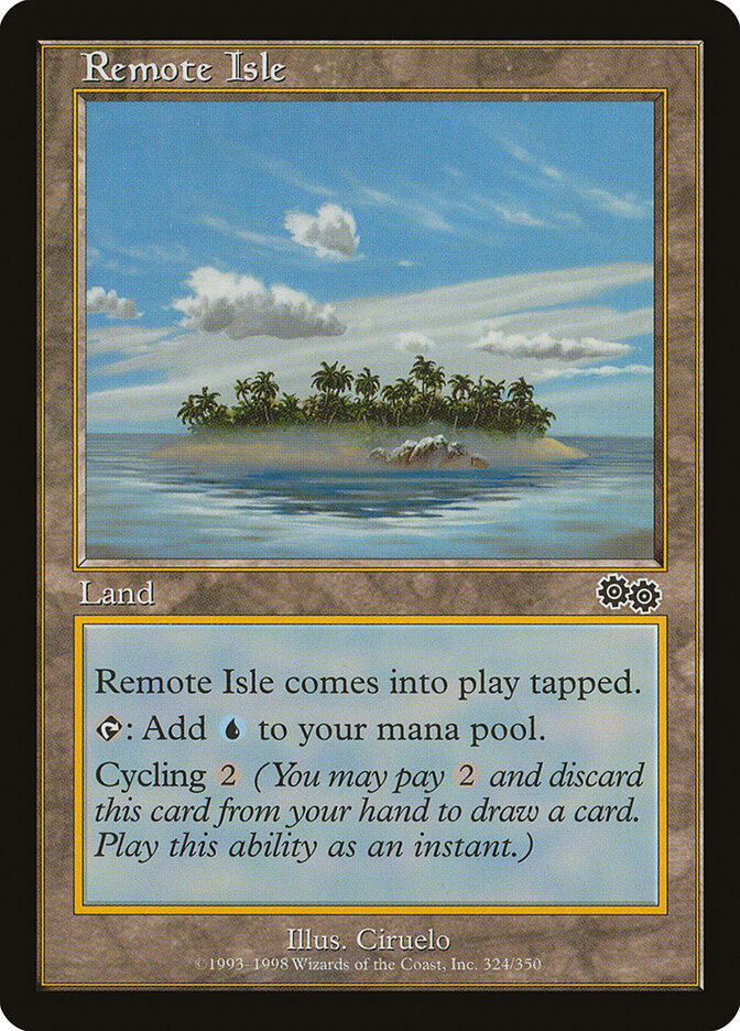 Remote Isle card front