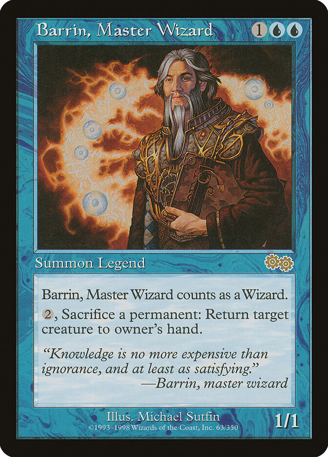 Barrin, Master Wizard card front