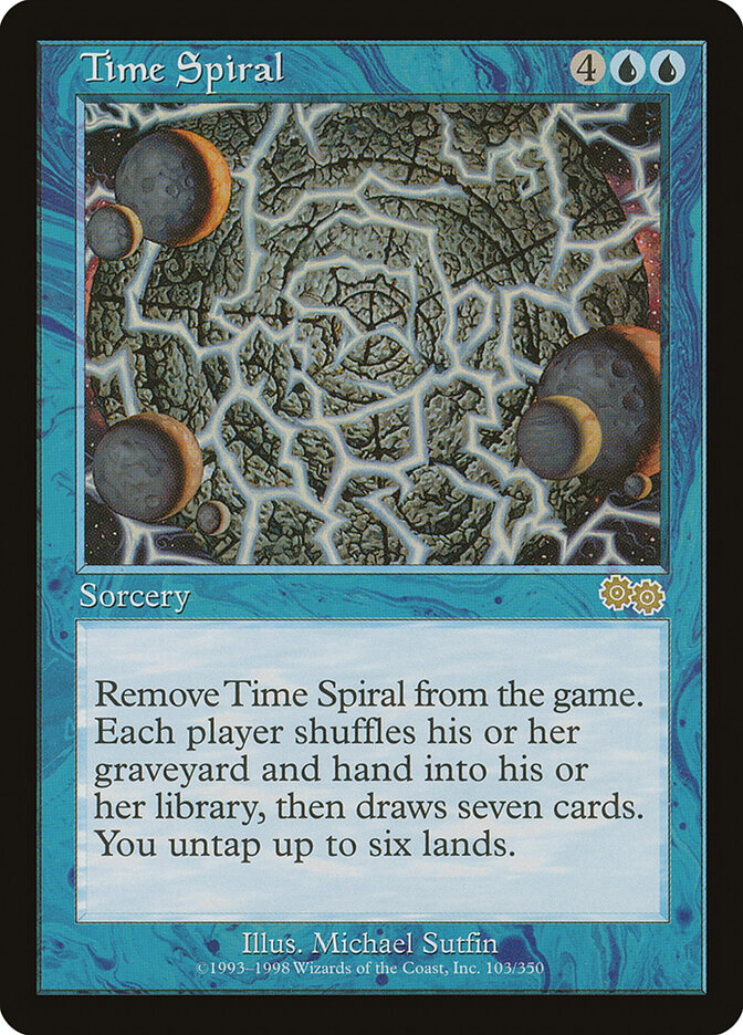 Time Spiral card front