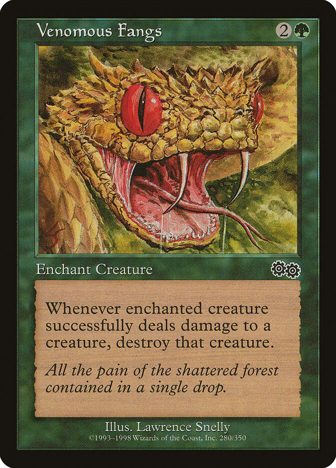 Venomous Fangs card front