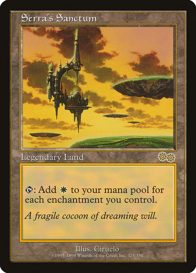 Serra's Sanctum card front