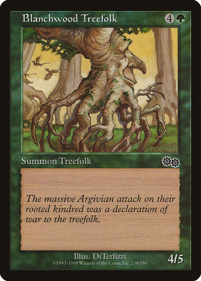 Blanchwood Treefolk card front