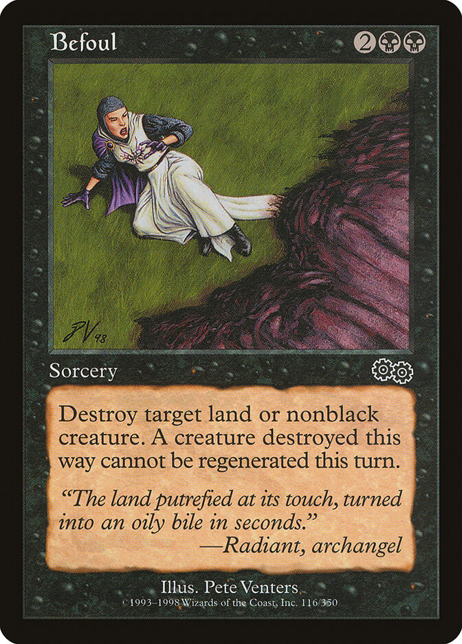 Befoul card front