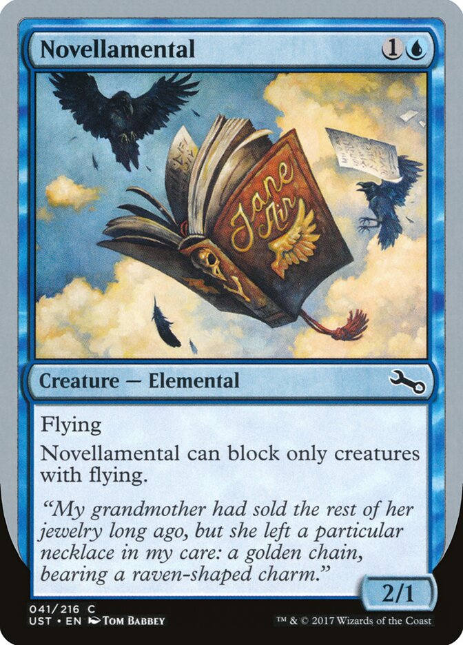 Novellamental card front