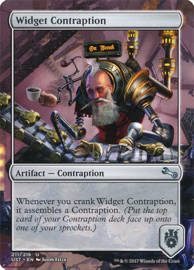 Widget Contraption card front