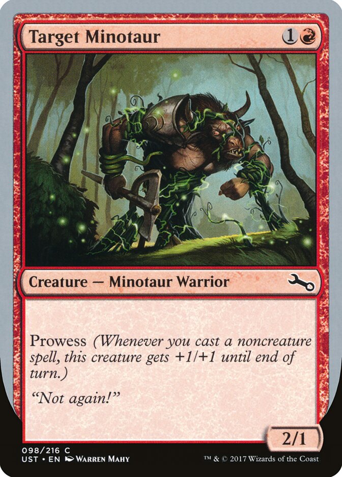 Target Minotaur card front