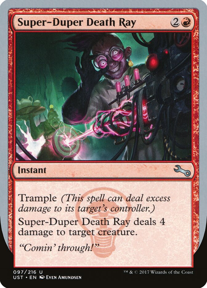 Super-Duper Death Ray card front