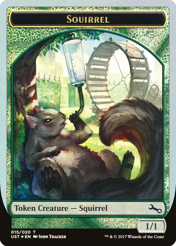 Squirrel card front