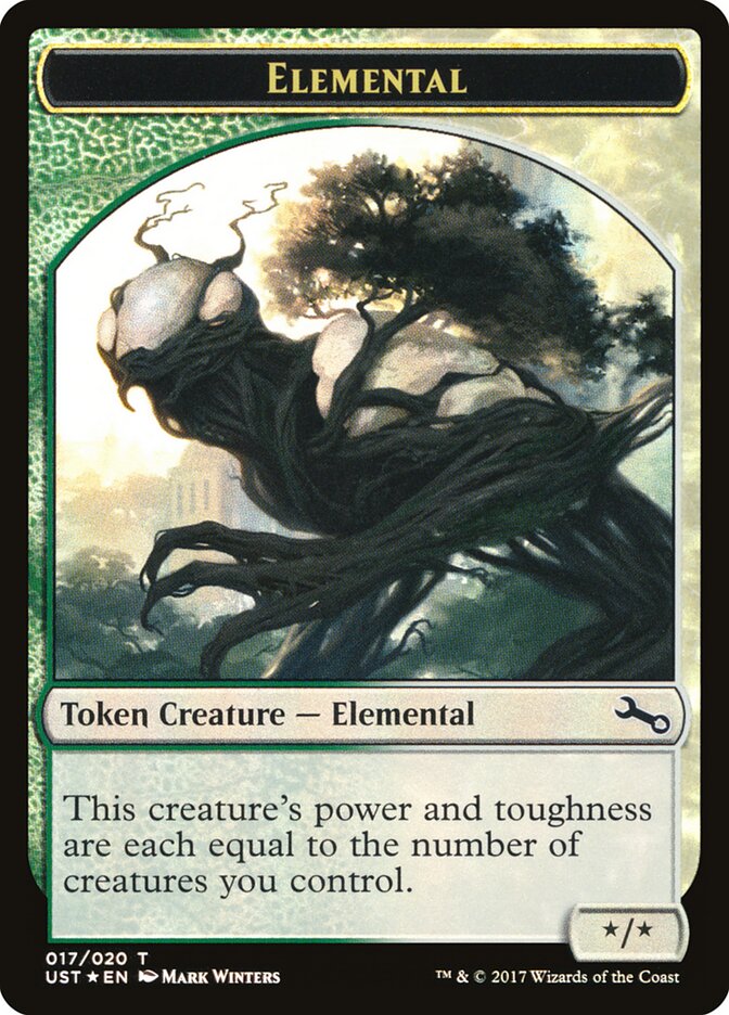 Elemental card front