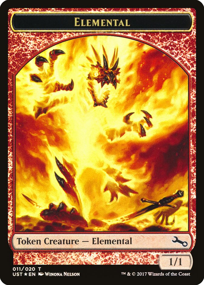 Elemental card front