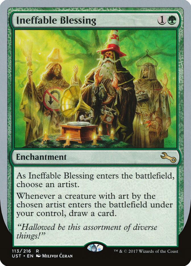 Ineffable Blessing card front