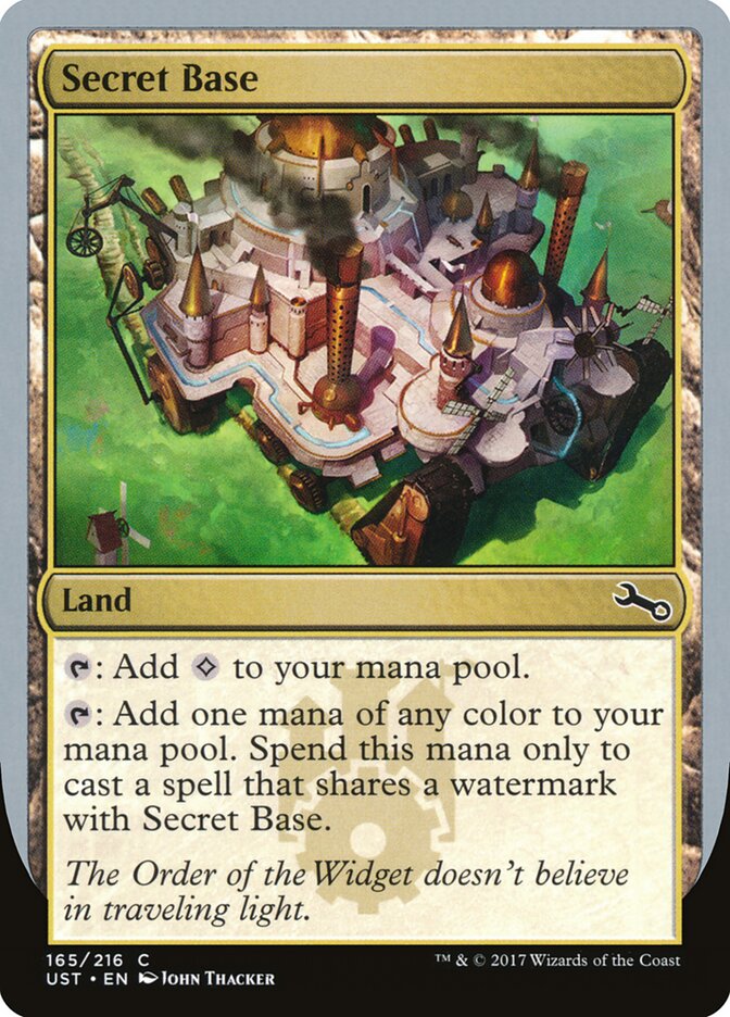 Secret Base card front