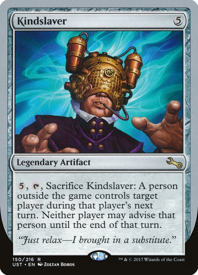 Kindslaver card front