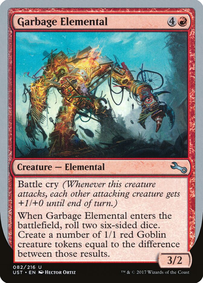 Garbage Elemental card front