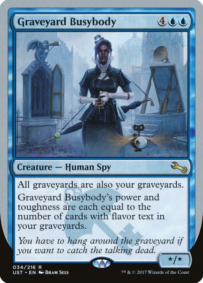 Graveyard Busybody card front