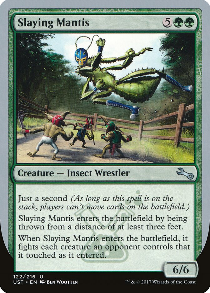 Slaying Mantis card front